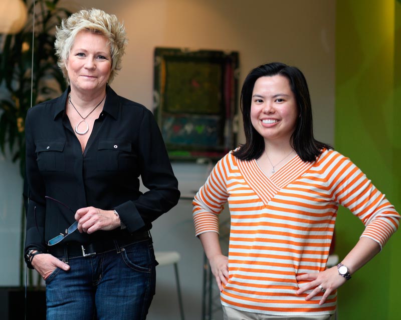 Dawn Verdick and Nina Rosete
